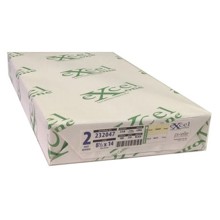 Excel One Carbonless 2-Part Reverse Paper (Canary/White), 8.5" x 14" (232047) - One (1) Ream (250 Sets)
