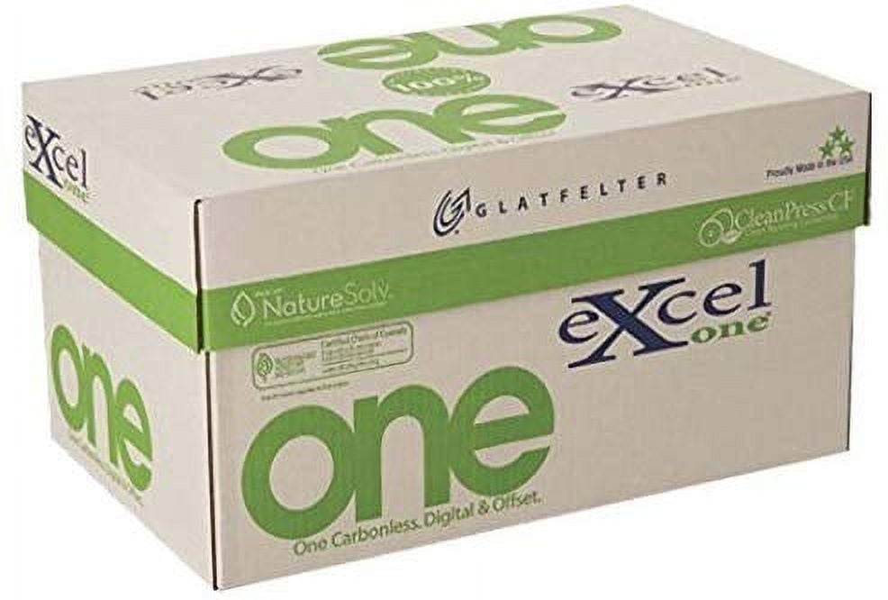 Excel One Carbonless 4-Part Forward Paper (White/Canary/Pink/Gold), 8.5" x 14" (232434) - 125 Sets Per Ream - Case of Ten (10) Reams (1250 Sets)