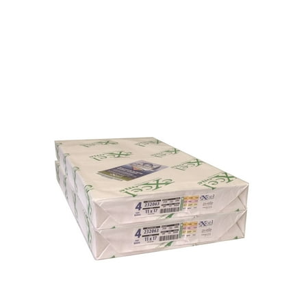 Excel One™ Carbonless 4-Part Reverse Paper (Gold/Pink/Canary/White), 11" x 17" (232063) - 125 Sets Per Ream - Two (2) Reams (250 Sets)