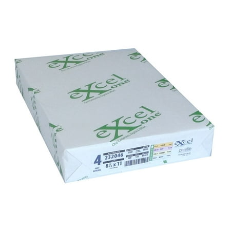 Excel One™ Carbonless 4-Part Reverse Paper (Gold/Pink/Canary/White), 8.5" x 11" (232046) - One (1) Ream (125 Sets)
