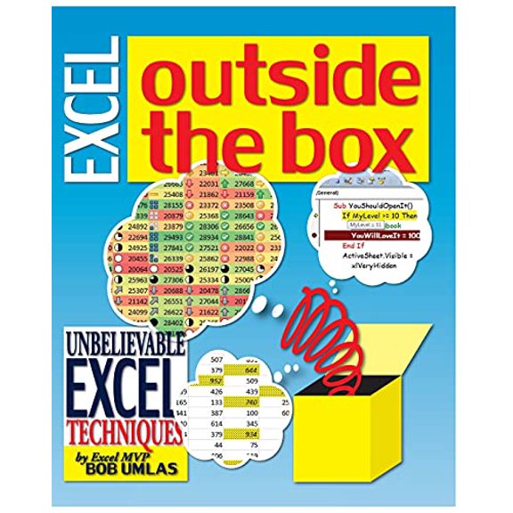 Pre-Owned Excel Outside the Box: Unbelieveable Excel Techniques from Excel MVP Bob Umlas (Paperback) 1615470107 9781615470105