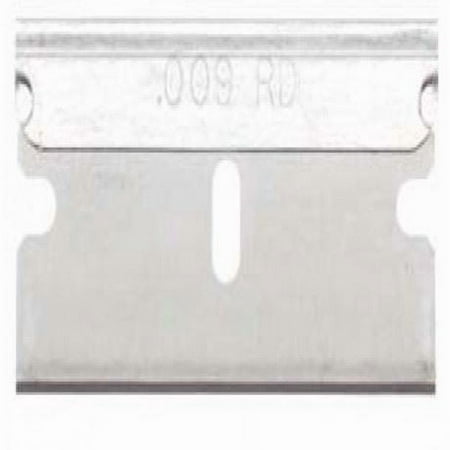 Excel Blades Single Edge Razor Blades – Bulk Pack of 100, Double-Honed Carbon Steel, Shatter-Resistant Safety Caps, Made in USA