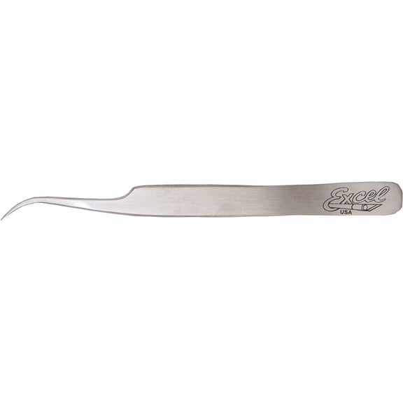 Excel Slant Point Tweezers, Polished