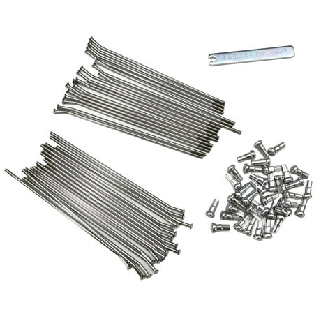Excel Stainless Rear Spoke & Nipple Set 18 x 1.85/2.15 - 36 Hole (XS8-22187)
