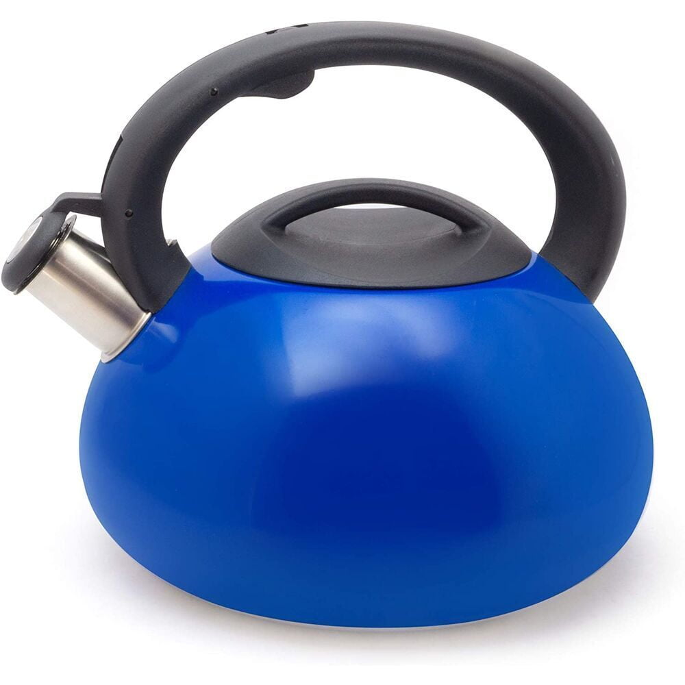 Excel Steel 426CB Cobalt Blue Whistling Tea kettle