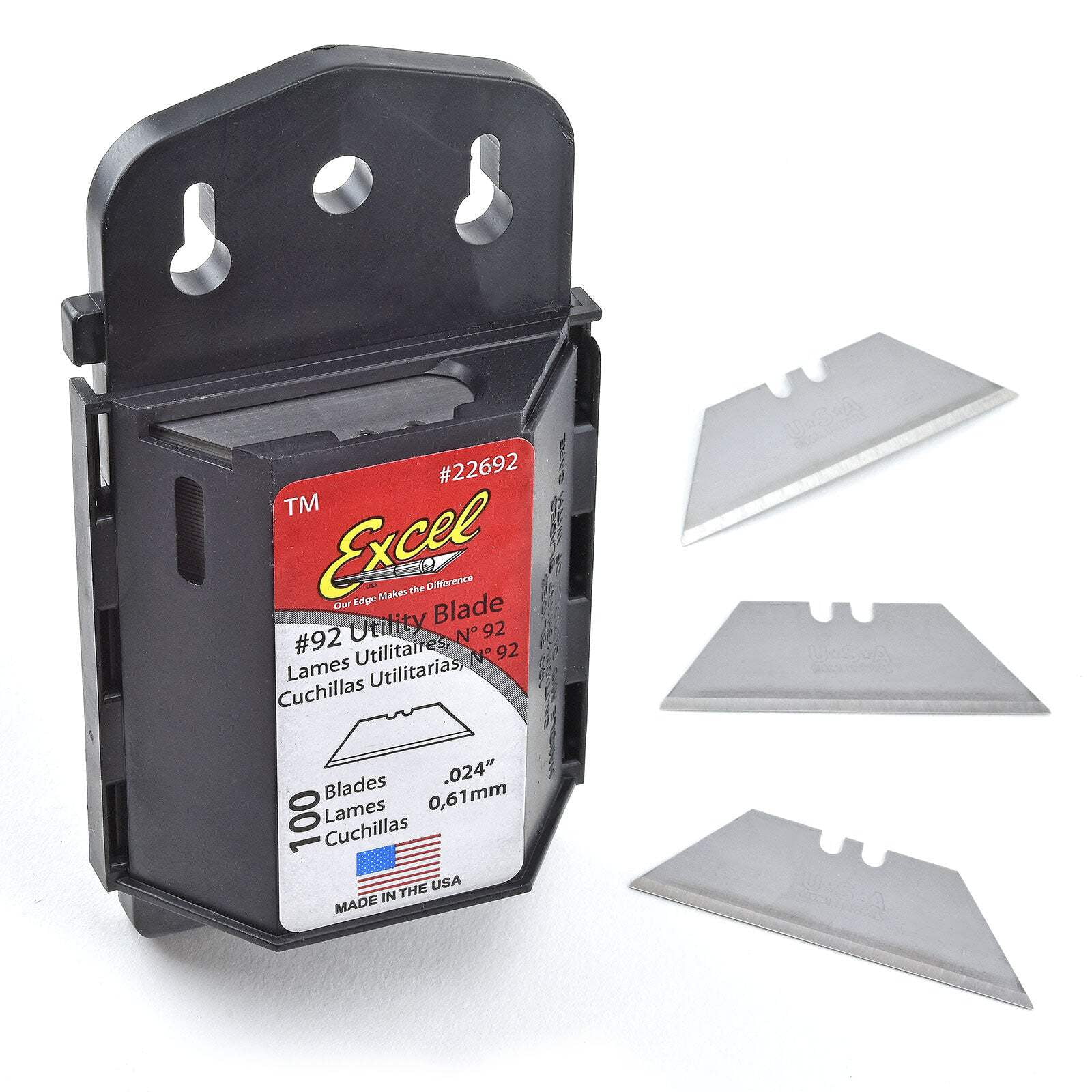 Excel Utility Knife Blade Refills 100-Count Package