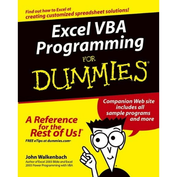 Pre-Owned Excel VBA Programming For Dummies (Paperback) 0764574124 9780764574122