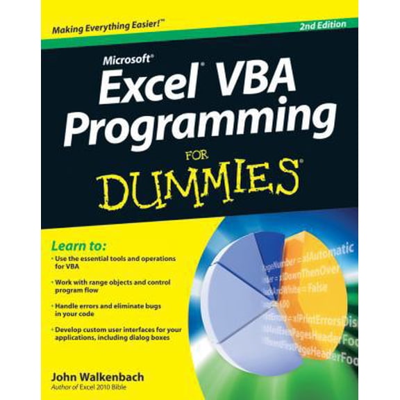 Pre-Owned Excel VBA Programming for Dummies (Paperback) by John Walkenbach
