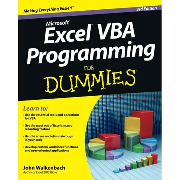 Pre-Owned Excel VBA Programming for Dummies: Third Edition (Paperback) 1118490371 9781118490372