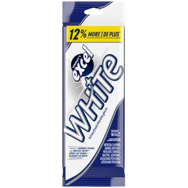 Excel White Sugar Free Gum Winterfresh, 18 pieces, 3-pack