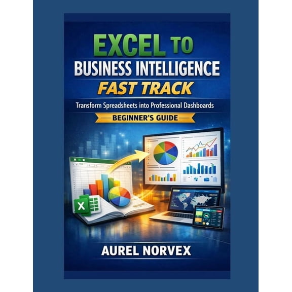Excel to Business Intelligence Fast Track: Transform Spreadsheets into Professional Dashboards - Beginner's Guide, (Paperback)