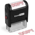 thumbnail image 1 of ExcelMark Copy Rubber Stamps, Automatically Self Inking Stamps for Rapid, Repetitive Stamping, Red Ink, 1 of 4
