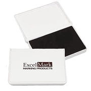 ExcelMark Ink Pad for Rubber Stamps 1-7/8"by 3-1/8"- Black