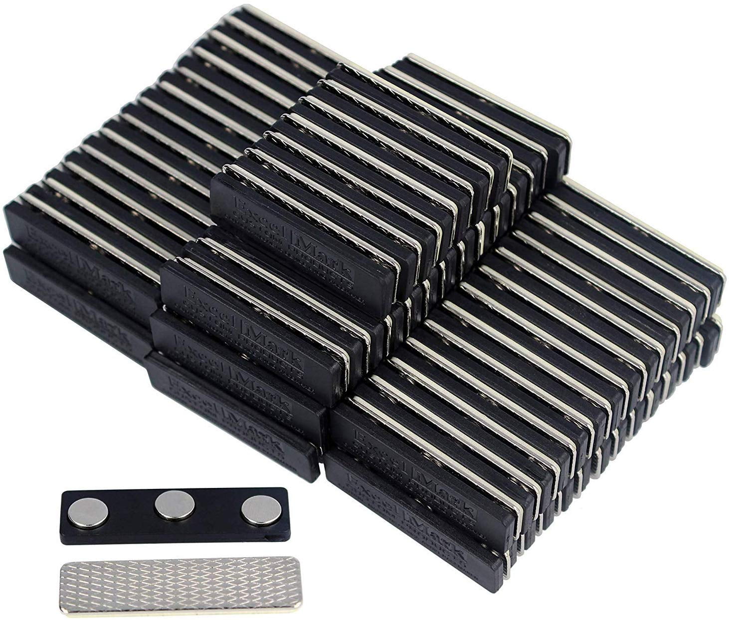 ExcelMark Name Badge Set of One Hundred Name Tag Holders