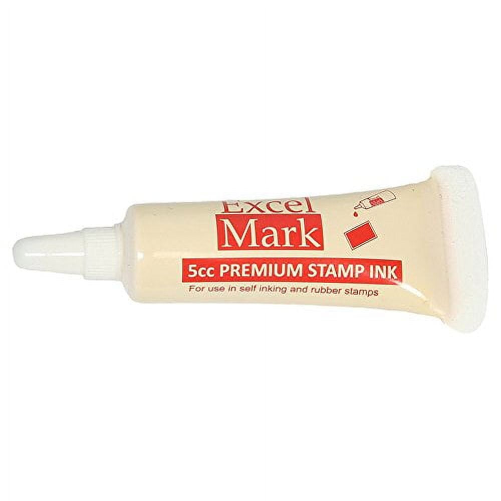 Excelmark Premium Self Inking Stamp Refill Ink, Stamp Ink for Rubber
