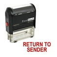 thumbnail image 1 of ExcelMark Return to Sender Self Inking Stamps, Rubber Stamps, Ink Stamps for Rapid, Repetitive Stamper, Red, 1 of 3