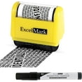 ExcelMark Rolling Identity Theft Guard Stamp (Roller Stamp and