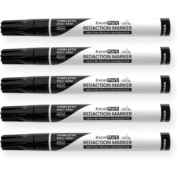 ExcelMark Security Redaction Marker (6 pack)