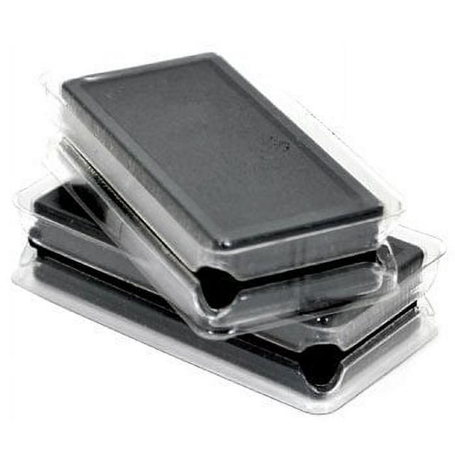 Excelmark Self Inking Stamps Ink Refill, Set of 2 Double Sided Ink Pads, Ink Refill for Self