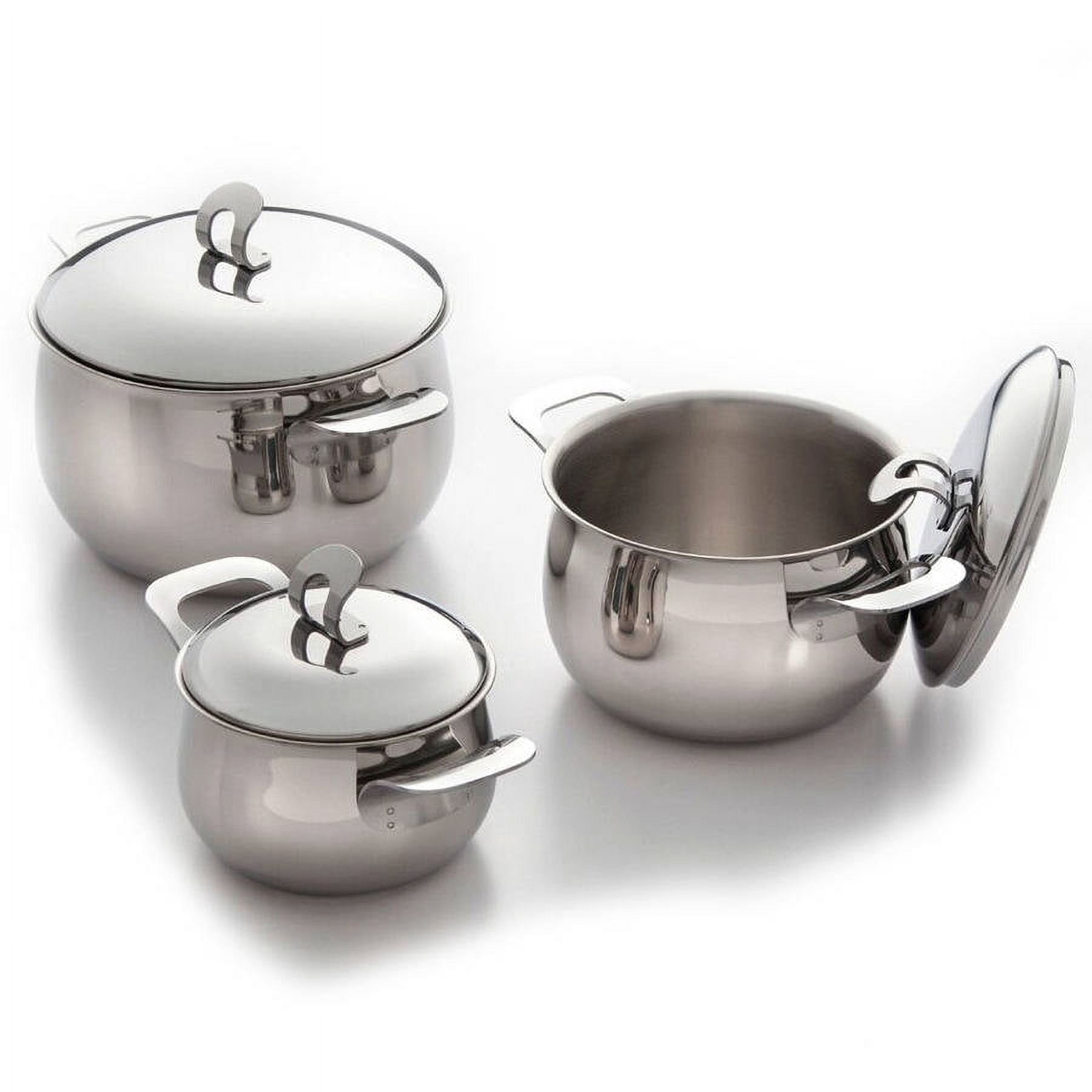 Polished Stainless Steel 7.5 Quart Stock Pot with Lid