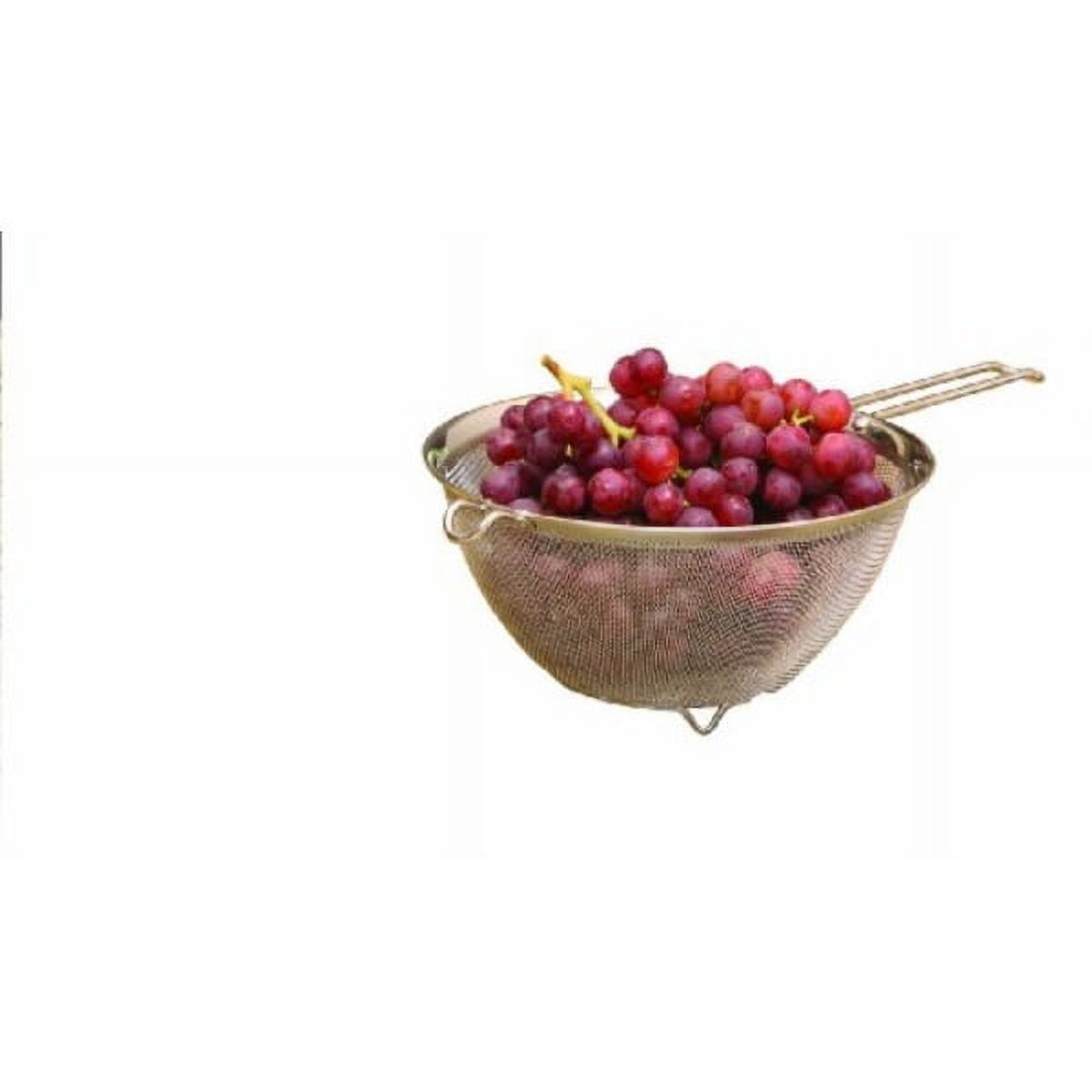 Stainless Steel 9-Inch Strainer with Hanging Hook