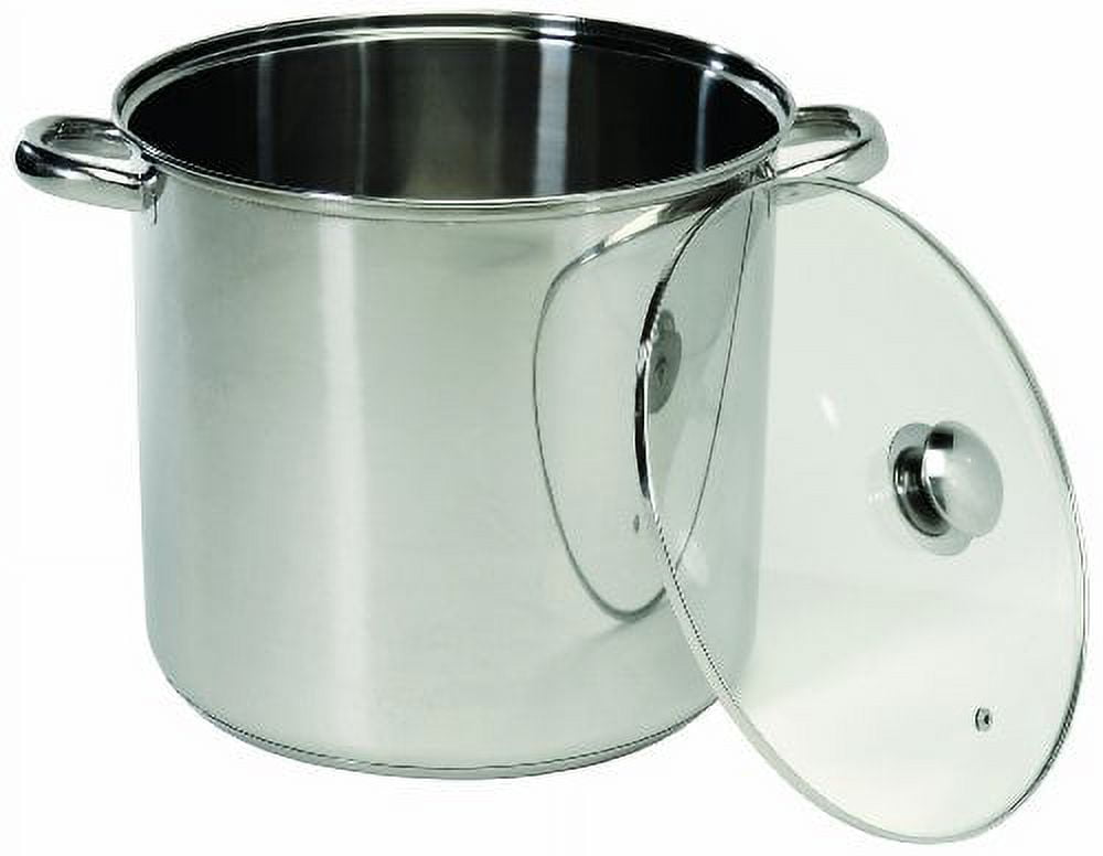  20Qt Stock Pot Stainless Steel Super Double Capsulated