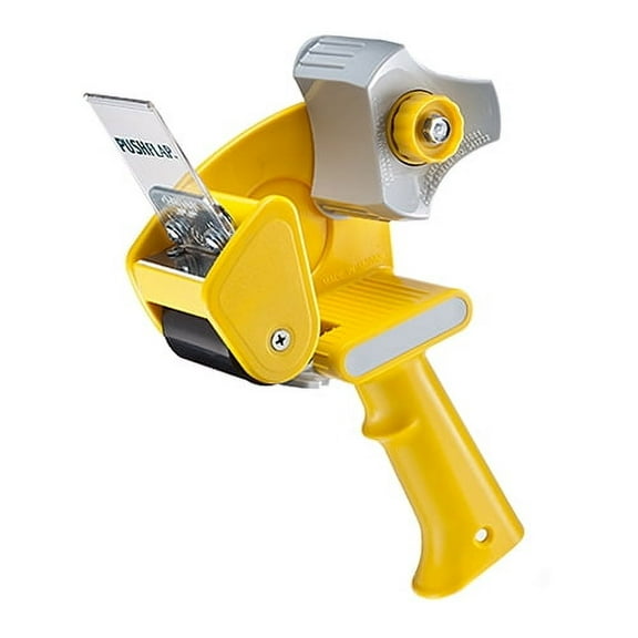 Excell Industrial Carton Sealing Tape Dispenser [Push-Flap] (RT-82276): For tape up to 2" wide (Yellow)