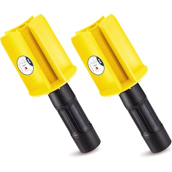 SF-1752 Mini Stretch Film Dispensers, Grip Wrappers, 3 Inch Core, Hand Held with Brake (Pair), Comfort Grip, Revolving Core, Dispenser Tool for Packaging