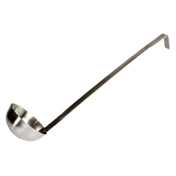 Excellante 10 oz stainless steel two pieces ladle, comes in each