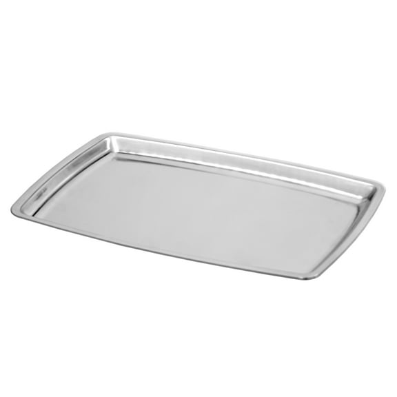 Excellante 11" x 7.13" stainless steel rectangular sizzling platter, comes in each