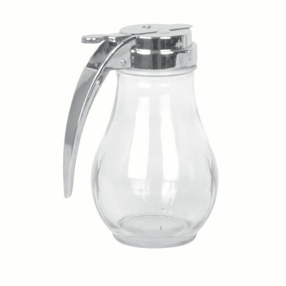 Excellante 14 oz syrup dispenser, cast zinc top, comes in dozen