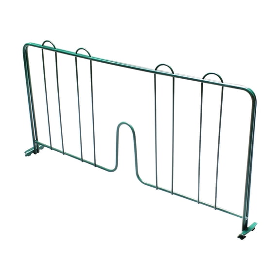 Excellante 14" pressure-fit shelf divider, green epoxy, comes in each