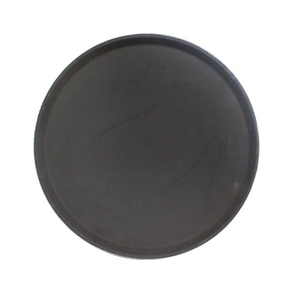 Excellante 14" round tray, black, comes in each