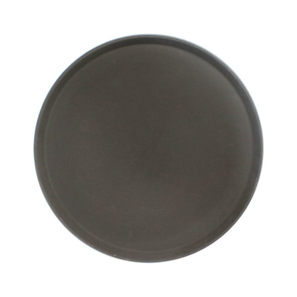 Excellante 14" round tray, brown, fiberglass, comes in each