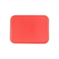thumbnail image 1 of Excellante 14" x 17.75" rectangular plastic fast food tray, red, comes in each, 1 of 3