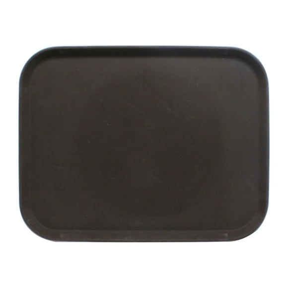 Excellante 14" x 18" rectangular tray, brown, fiberglass, comes in each