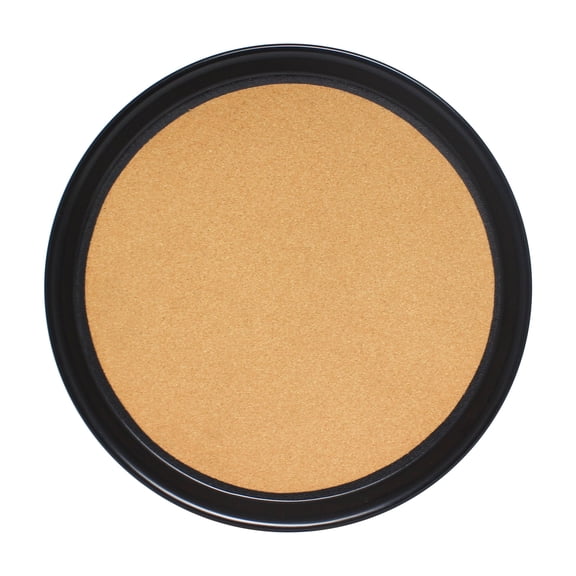 Excellante 16? round slip resistant tray w/cork (l), black, comes in each