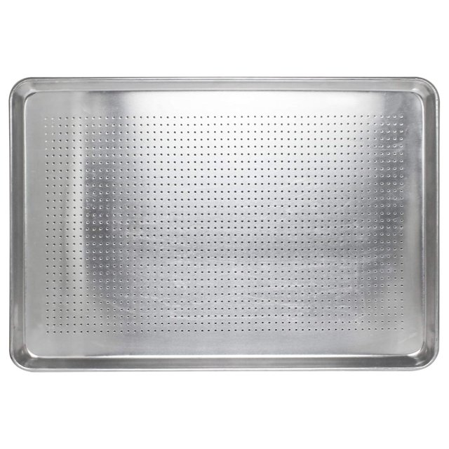 Excellante 18" X 13" Half Size Aluminum Sheet Pan, Perforated, Comes In