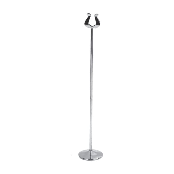 Excellante 18" stainless steel card stand, comes in dozen