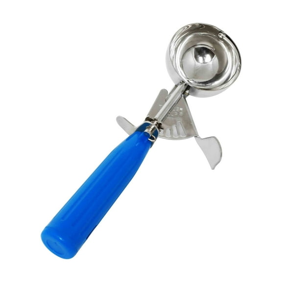 Excellante 2 oz ice cream disher, blue, comes in each