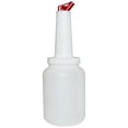 thumbnail image 1 of Excellante 2-piece, 2 quart store and pour-white with red cap, comes in each, 1 of 4