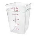 thumbnail image 1 of Excellante 22 quart polycarbonate square food storage containers - clear, NSF certified, comes in each, 1 of 2