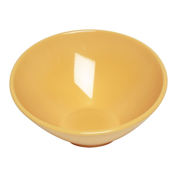 Excellante 24 oz. Cascading Bowl, Melamine, Yellow, Comes in Dozen