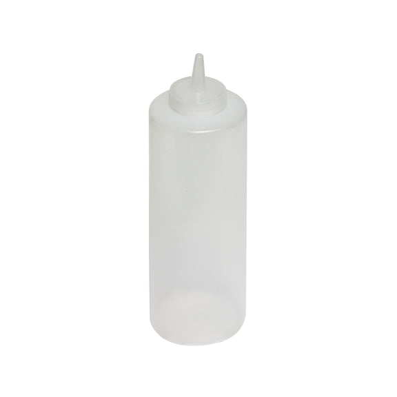 Excellante 24 oz squeeze bottle, clear, comes in dozen