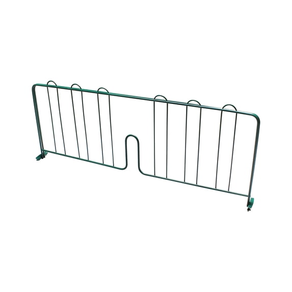 Excellante 24" pressure-fit shelf divider, green epoxy, comes in each