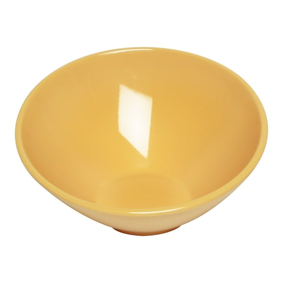 Excellante 35 oz. Cascading Bowl, Melamine, Yellow, Comes in Dozen
