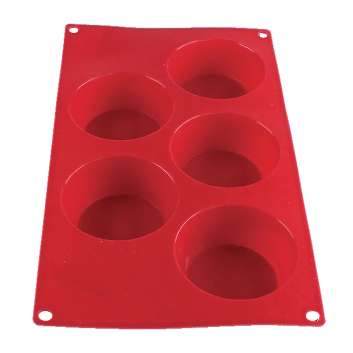 Red High Heat Non-Stick Silicone Mini Muffin Pan