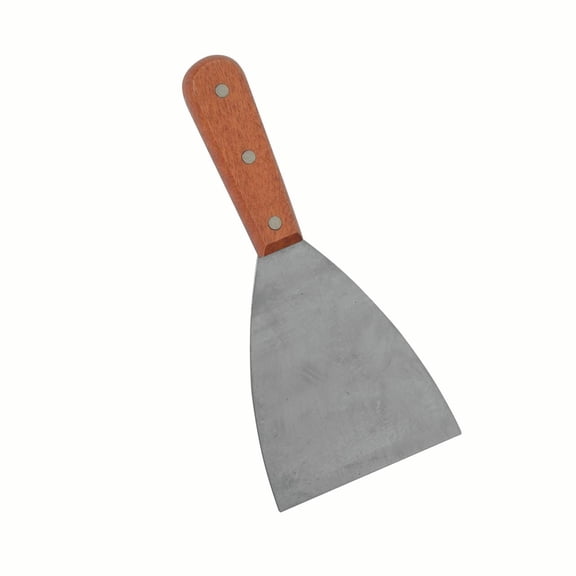 Excellante 4" blade scraper, wood handle, comes in each