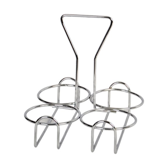 Excellante 4 holes condiment jar holder, comes in each