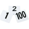 thumbnail image 1 of Excellante 4" x 4" plastics table numbers 1-100, comes in 100 numbers, 1 of 2